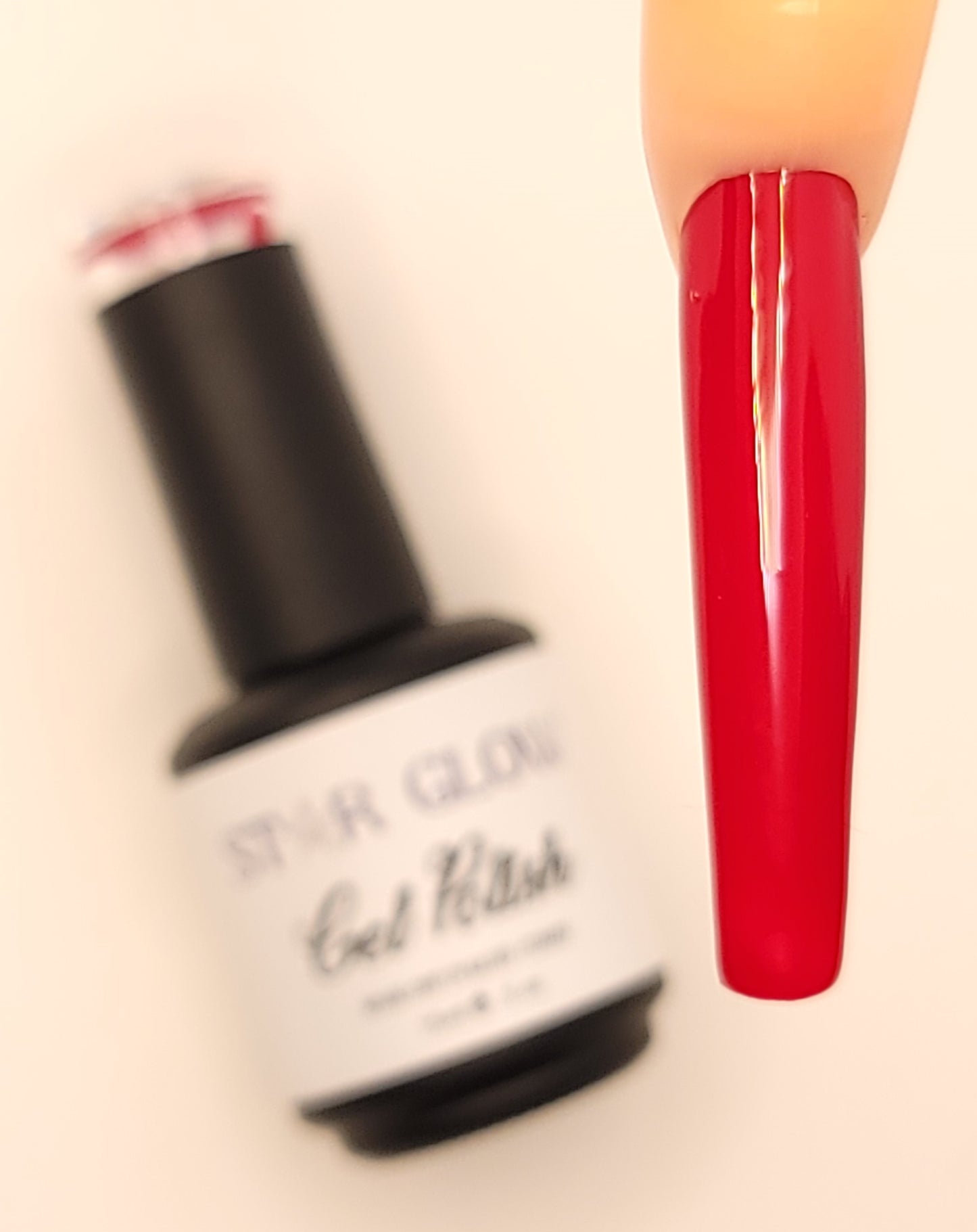 Deep Red StarGlow Gel Polish