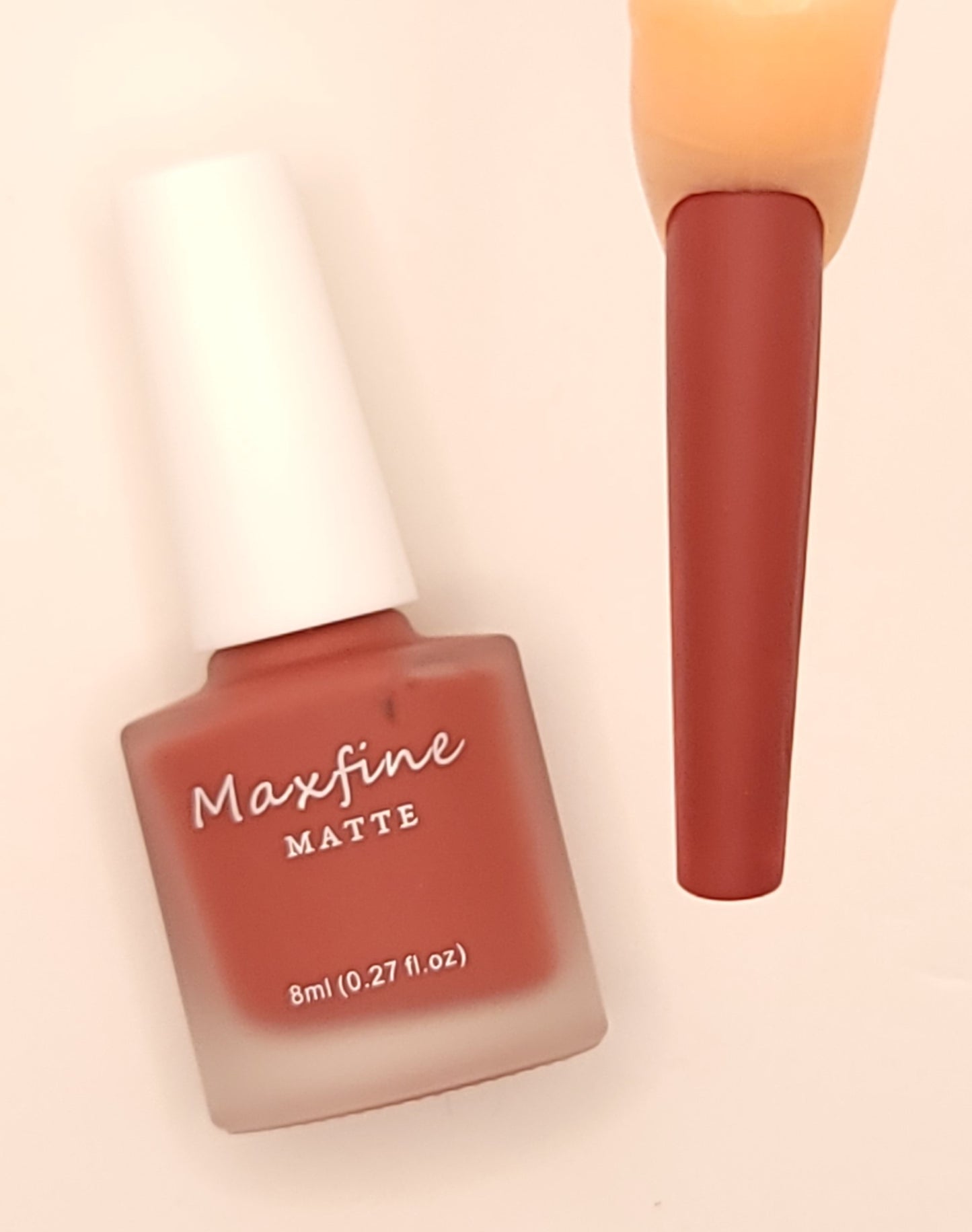 Red Cocoa StarGlow Water Based Gel Polish