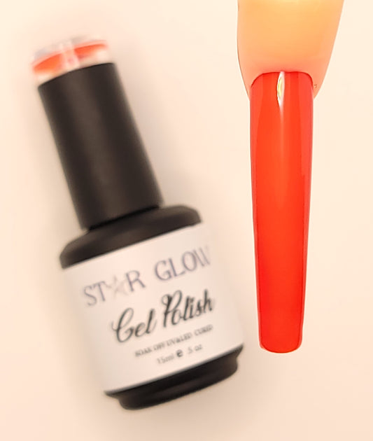 Fire Orange StarGlow Gel Polish