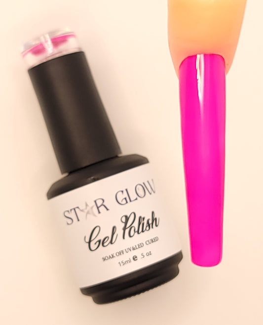 Vivid Pink StarGlow Gel Polish