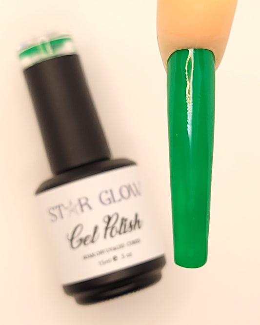 Deep Green StarGlow Gel Polish