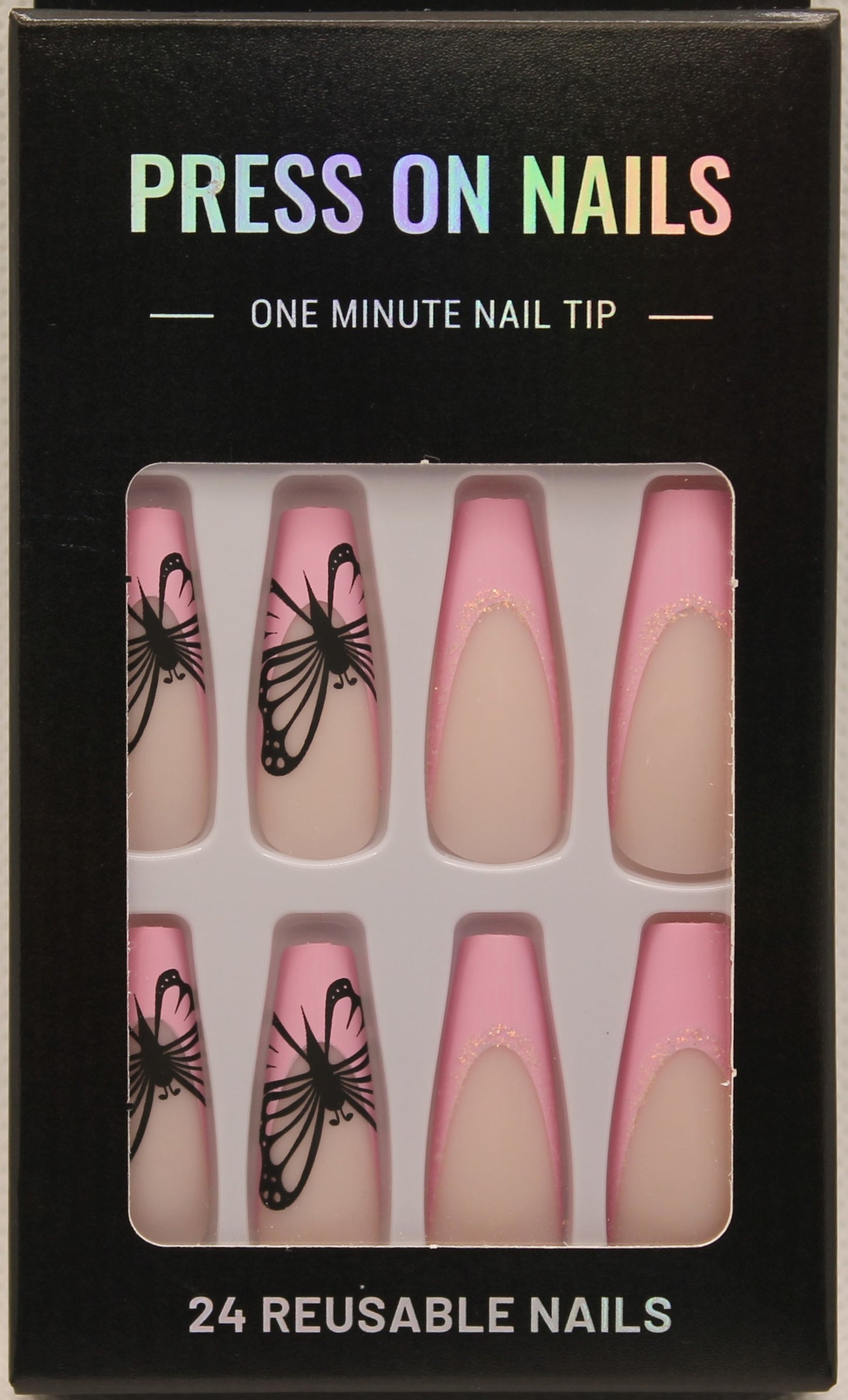 Press On Nails - Nude/Pink